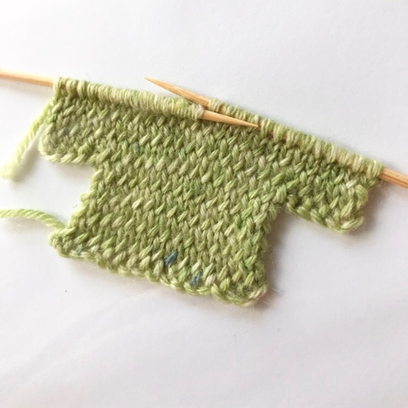 Hand-knit sweater card - Picture 2 of 2